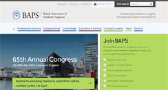 Desktop Screenshot of baps.org.uk